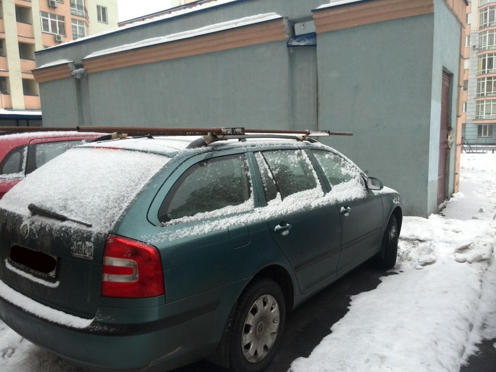 Ржавый багажник на Skoda Octavia