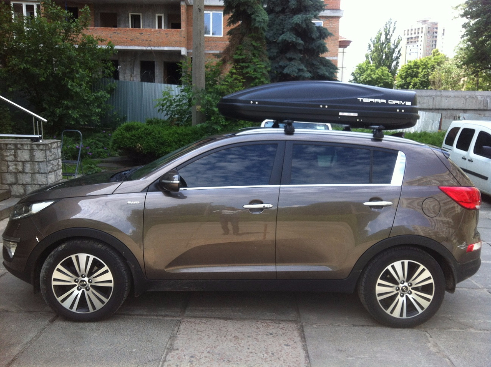 Бокс Terra Drive-480 (черный) на Kia Sportage