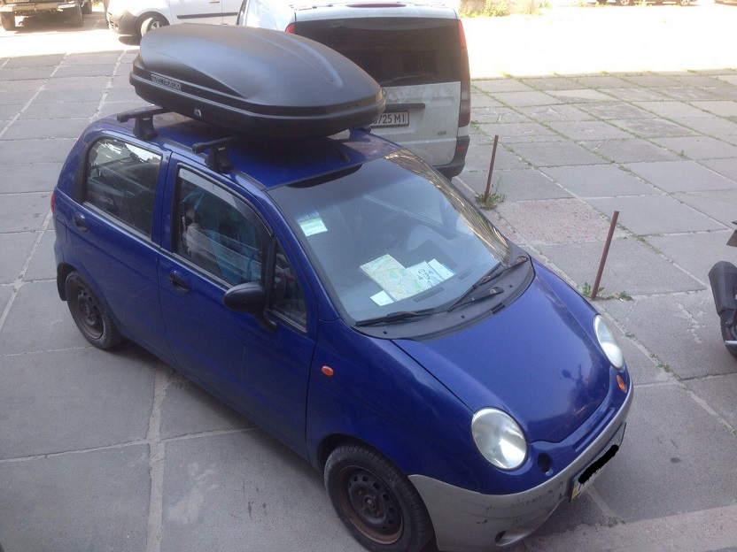 Бокс WTR-350E на Daewoo Matiz