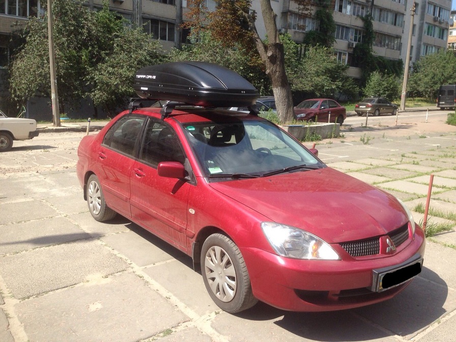 Бокс Terra Drive-440 (черный) на Mitsubishi Lancer