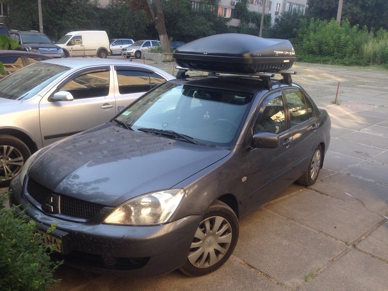 Бокс Terra Drive-440 (черный) на Mitsubishi Lancer