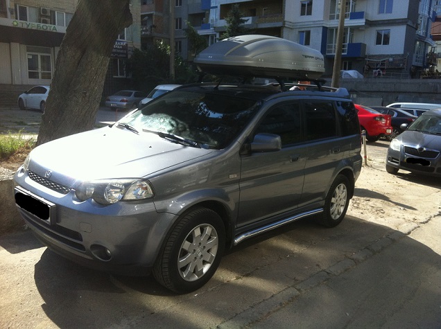 Бокс Terra Drive-440 (серый) на Honda FR-V