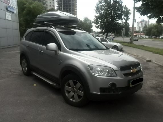Бокс Terra Drive-480 (серый) на Chevrolet Captiva
