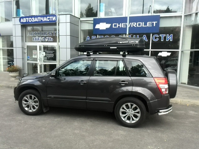 Бокс Terra Drive-480 (черный) на Suzuki Grand Vitara