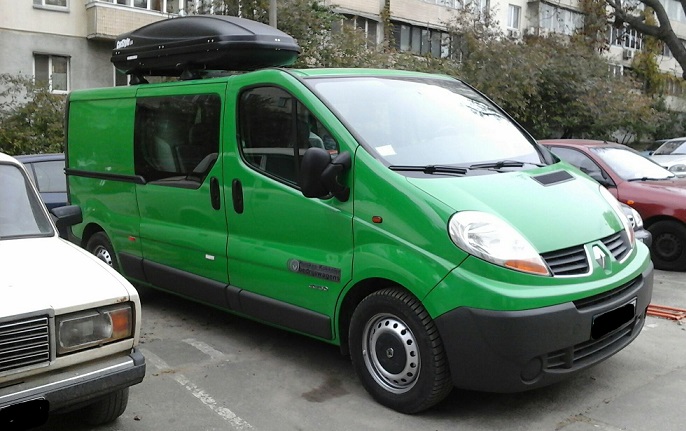 Багажник Amos Bus (стальной) на Renault Trafic
