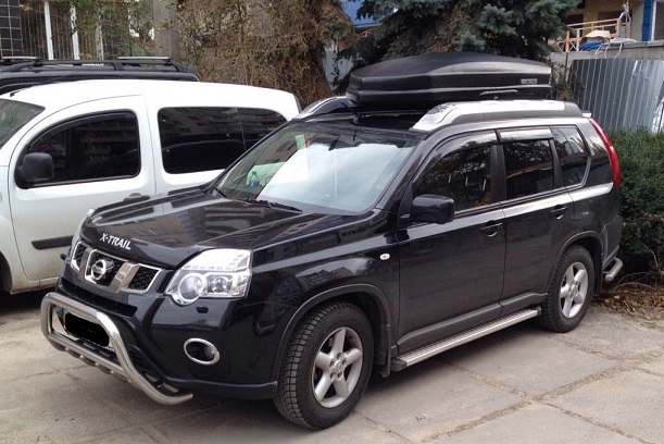 Бокс WTR-600 (черный) на Nissan X-Trail